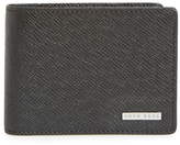 Thumbnail for your product : BOSS 'Signature' Bifold Calfskin Leather Wallet
