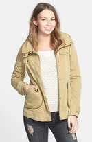 Thumbnail for your product : Rip Curl 'Fox Hunt' Jacket with Stowaway Hood (Juniors)