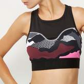 Thumbnail for your product : River Island Womens RI Active pink colour block sports bra top