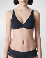 Thumbnail for your product : Simone Perele Eugenie Ribbed Plunge Bra