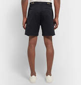 Thumbnail for your product : Holiday Boileau Pleated Cotton-Twill Shorts