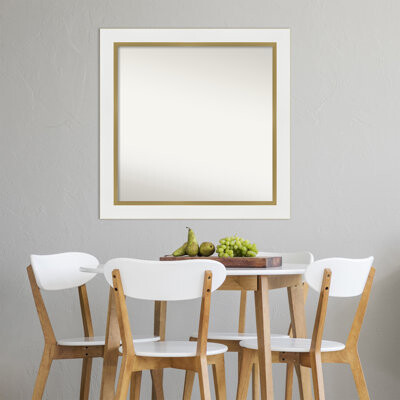 Plastic Framed Wall Mounted Accent Mirror
