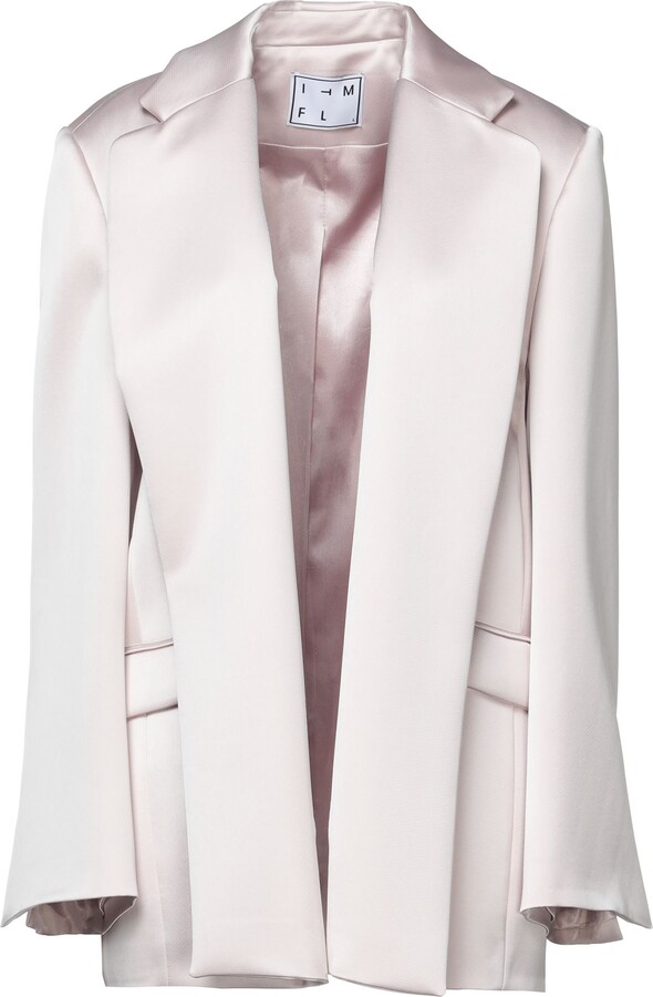 In The Mood For Love Suit Jacket Light Pink ShopStyle