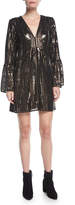 Thumbnail for your product : Nanette Lepore Lady Marmalade V-Neck A-Line Sequined Mini Cocktail Dress