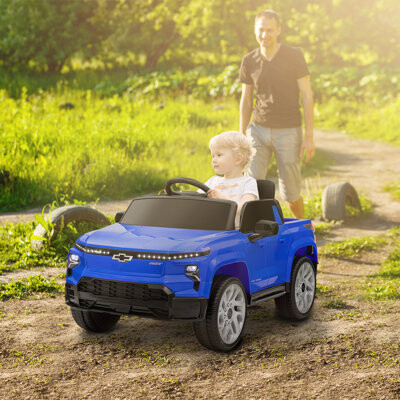 12V CHEVROLET SILVERADO EV RST Licensed Kids Car with Remote