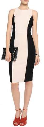 Alice + Olivia Two-Tone Suede Dress