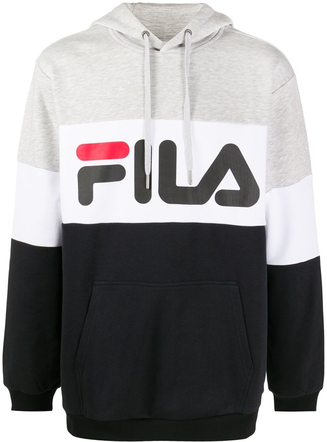 fila colour block hoodie