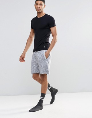 HUGO BOSS By Muscle Fit Rib T-Shirt In Black