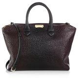 Thumbnail for your product : Burberry Dewsbury Pebbled-Leather Satchel