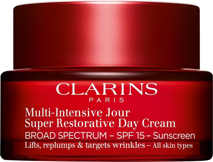 Clarins Super Restorative Day Moisturizer With Spf 15 Sunscreen
