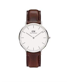 Daniel Wellington Classic Bristol 36Mm S White Dial Watch