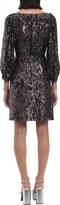 Thumbnail for your product : Donna Morgan Sequined Belted Dress