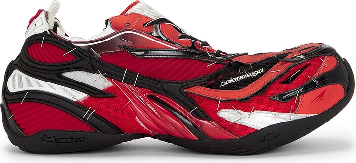 Balenciaga Soleless Sneaker in RedBlack