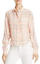 Thumbnail for your product : Free People Crop Plaid Shirt