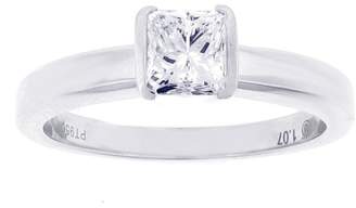 Movado Platinum Diamond Womens Engagement Ring