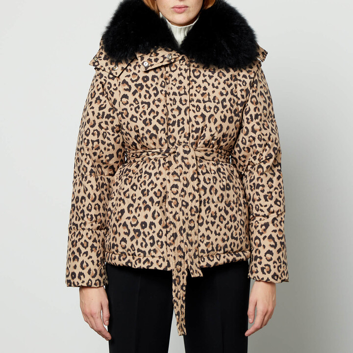 Leopard Print Puffer Coat atelieryuwa.ciao.jp