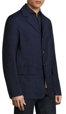 Luciano Barbera Long Sleeve Buttoned Jacket