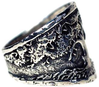 Alaia House Of Hand-Carved Saddle Ring "Tree of Life"