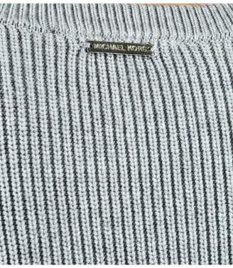 Michael Kors Crew-Neck Bell-Sleeved Sweater