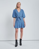 Thumbnail for your product : 7 For All Mankind Puff Sleeve Dress In Tulip