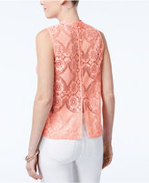 Thumbnail for your product : Lily Black Juniors' Lace-Back Top