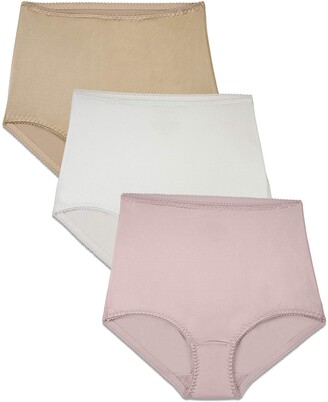 Brilliance by Vanity Fair Women's 3-Pack Undershapers Light Control Brief  Panty 40301 - ShopStyle Panties