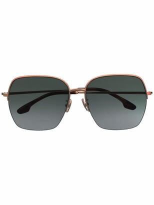 Victoria Beckham Oversize Square-Frame Sunglasses