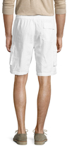 Thumbnail for your product : Toscano Drawstring Linen Cargo Shorts