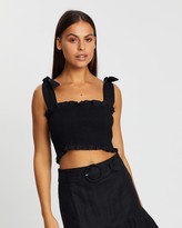Thumbnail for your product : Capulet McKenna Smocked Crop Top