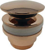 WS Bath Collections Light Exclusive Universal Pop-Up Bathroom Sink Drain with Overflow