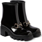 Thumbnail for your product : Gucci Horsebit rubber ankle boots