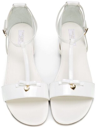 Dolce & Gabbana Children Strappy Flat Sandals