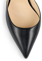 Thumbnail for your product : Alejandro Ingelmo Frederica Leather & Metallic Leather Slingback Pumps