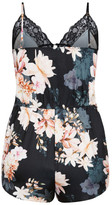 Thumbnail for your product : City Chic Meghan Floral Playsuit - black