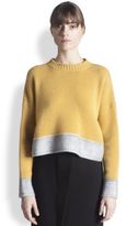 Thumbnail for your product : Marni Felt-Trimmed Cashmere Sweater