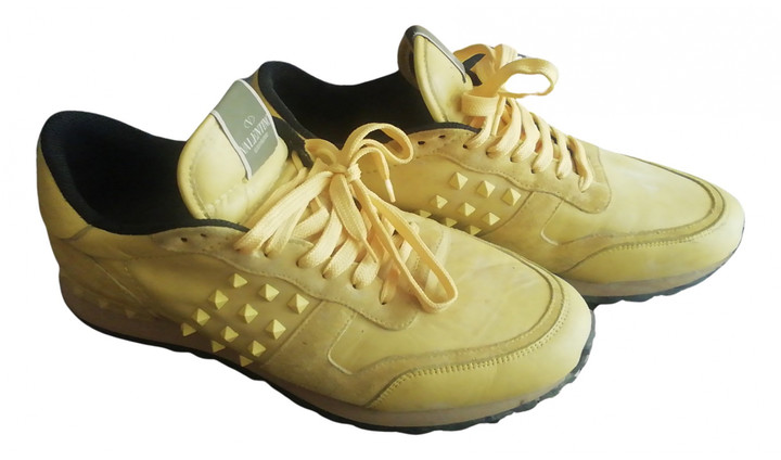 valentino sneakers yellow