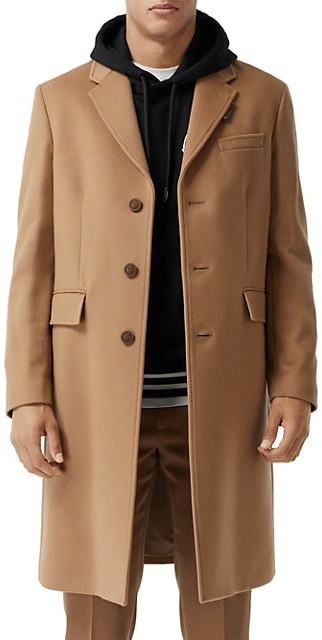 Burberry cashmere coat mens Clearance