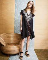 Thumbnail for your product : Johnny Was Plus Size Surya Short-Sleeve Embroidered Tunic Dress