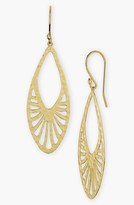 Thumbnail for your product : Argentovivo 'Fan' Hammered Drop Earrings