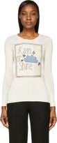 Thumbnail for your product : Burberry Ecru Alpaca Rain Or Shine Book Cover Sweater