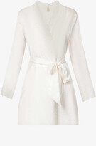 Maida Vale silk-blend robe 
