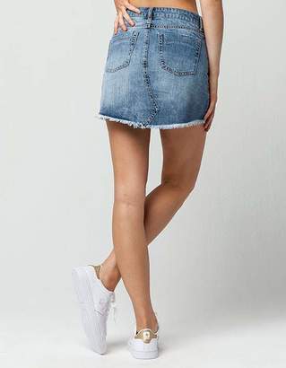 Vanilla Star Premium Destructed Denim Mini Skirt
