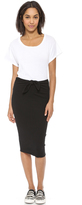 Thumbnail for your product : James Perse Tie Front Skirt