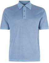 Thumbnail for your product : Dunhill Knitted Herringbone Polo Shirt