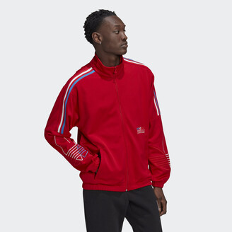 adidas Adicolor FTO Track Jacket Scarlet XL Mens - ShopStyle