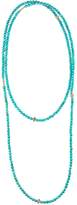 Thumbnail for your product : Lagos 18K Gold and Turquoise Single Strand Caviar Icon Station Necklace, 34