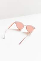 Thumbnail for your product : Urban Outfitters Havana Slim Cat-Eye Sunglasses