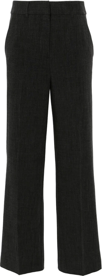 Straight-Leg Tailored Trousers