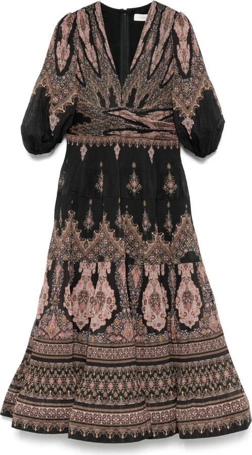 Zimmermann Pleated Midi Dress