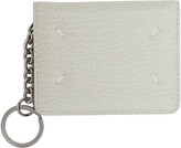 Thumbnail for your product : Maison Margiela Off-White Bifold Keychain Card Holder